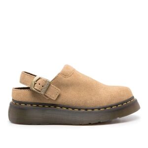 Dr. Martens Laketen Platform Clog Tan Suede Size 10
